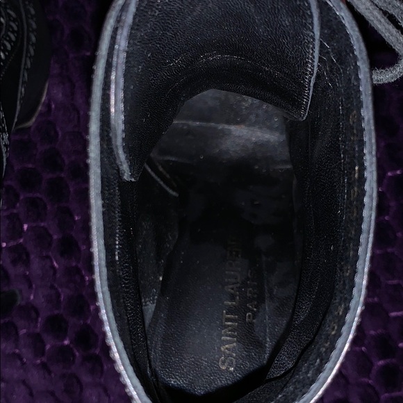 YSL SETA CALF OXFORD NERO BOOTIE - Picture 8 of 11